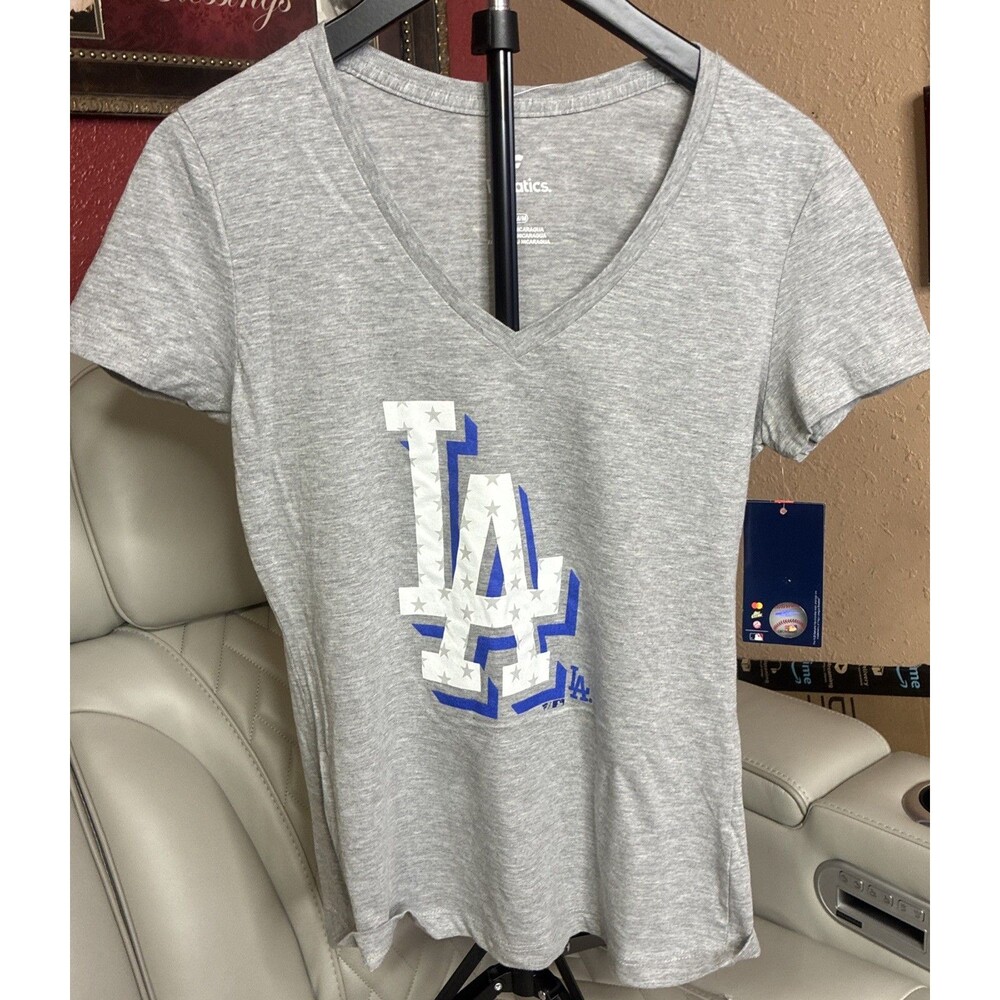Ladies LDS LA Los Angles Dodgers Baseball MLB T-Shirt NWT Woman’s NICE! Medium